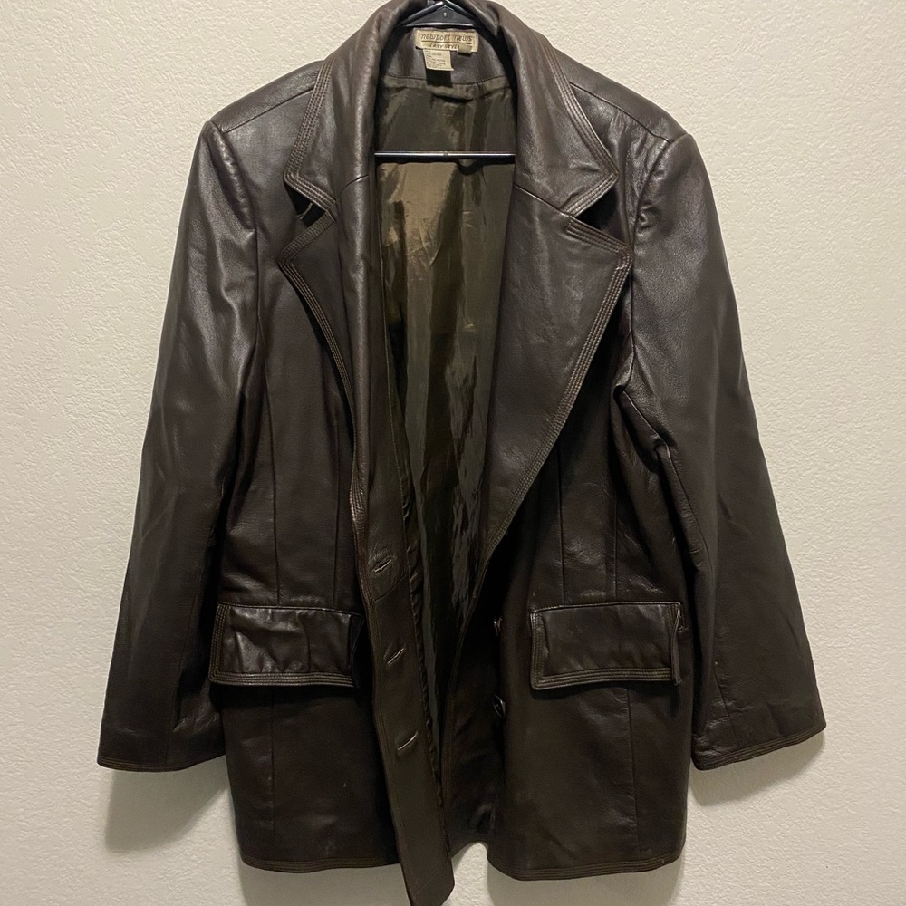 Leather jacket
